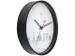 Horloge murale NeXtime 'Worldtour' Ø30cm plastique noir