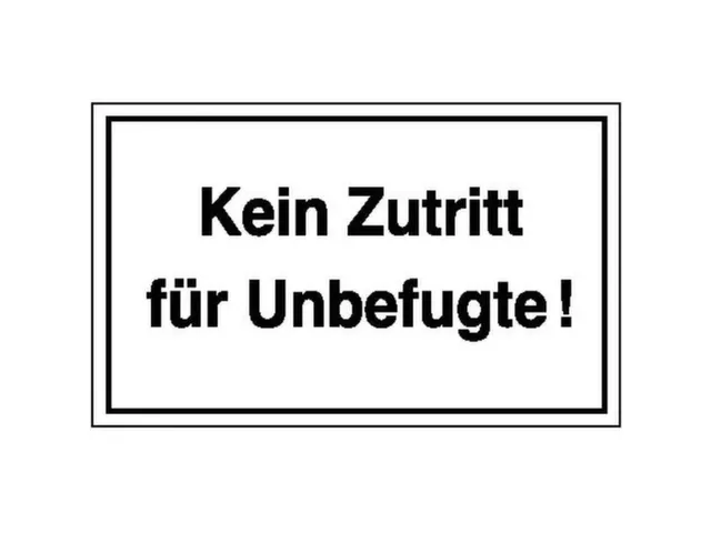 aanwijzingsbord,Geen toegang voor onbevoegden!,aluminium gemerkt