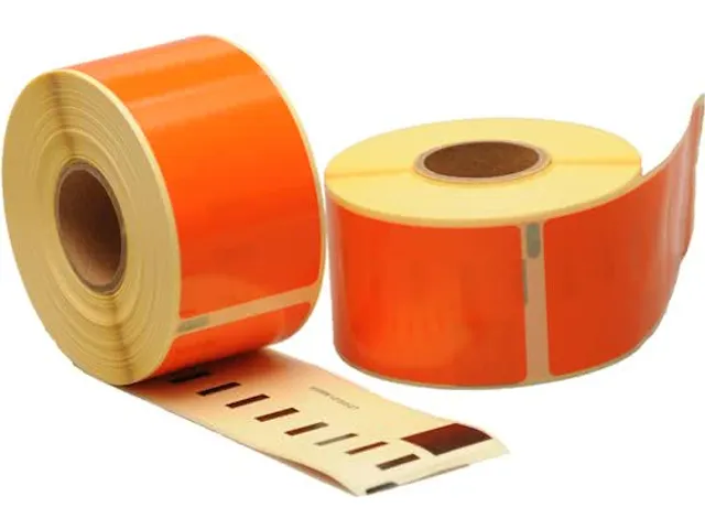 Dymo Compatible Label 99012 36x89mm Oranje