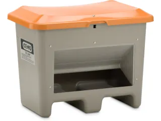 strooigoedbak,200l,HxBxD 690x890x600mm,GVK,grijs,deksel oranje - 1