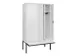 locker voor scheiding van kleding,HxBxD 2120x1200x815mm,4vak