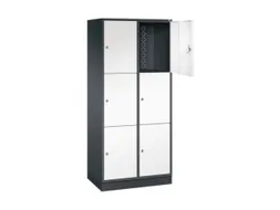 grootvolume-lockersysteem,HxBxD 1950x820x500mm,2x3vakken,cil.-slot