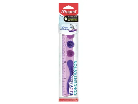 Règle Maped Kidy Learn Concentration 20cm violet