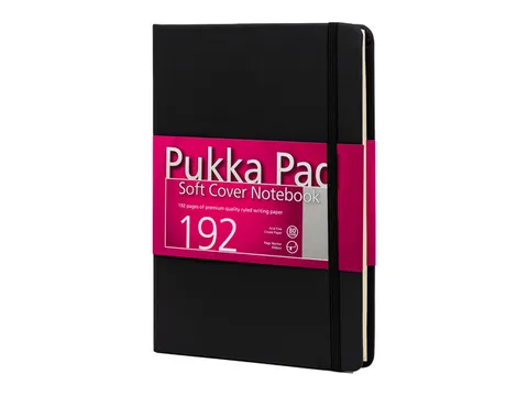 Carnet de notes Pukka Pad B5 ligné noir
