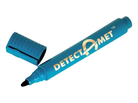 Permanent marker detectie Detectamet rond blauw