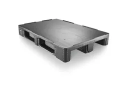 hygiënepallet,HxLxB 160x1200x800mm,geregenereerd kunststof,zwart