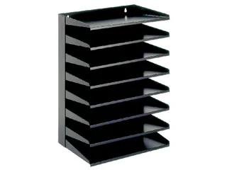 Sorteerrek Vepa Bins 8 delig zwart - 1
