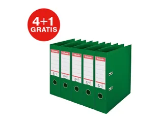 Ordner Esselte Vivida No.1 multipack 75mm A4 5 stuks groen - 1