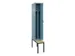 locker met bank,voor scheiding van kleding,HxBxD 2120x300x815mm,1vak