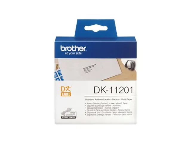 Etiquette Brother DK-11201 90x29mm adresse 400 pièces