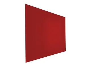 Prikbord Paneel Float Bulletin 90x120cm Rood frameloos - 1