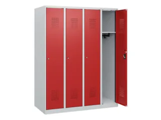 schoollocker,HxBxD 1530x1200x500mm,4vak,vak B 300mm,cil.-slot - 1