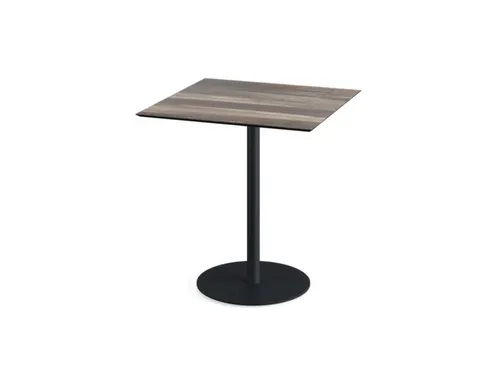 bistrotafel,HxBxD 730x700x700mm,rechthoekig,schotelvoet zwart