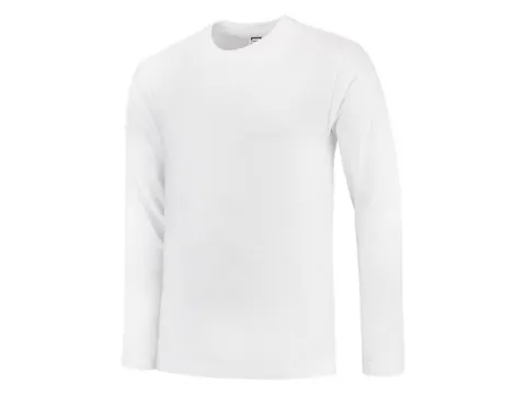 Tricorp TL190 101006 T-shirt met lange mouwen, wit, maat 4XL, per stuk