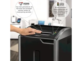Papiervernietiger Fellowes 425i P-2 Stroken - 7