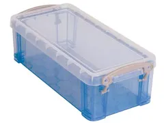 Opbergdoos 0,9 Liter Transparant Blauw