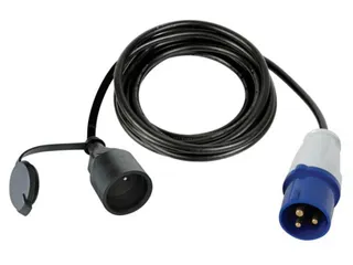 Verloopkabel Van Contrastekker Naar CEE-Stekker - 3m - Penaarde - 1