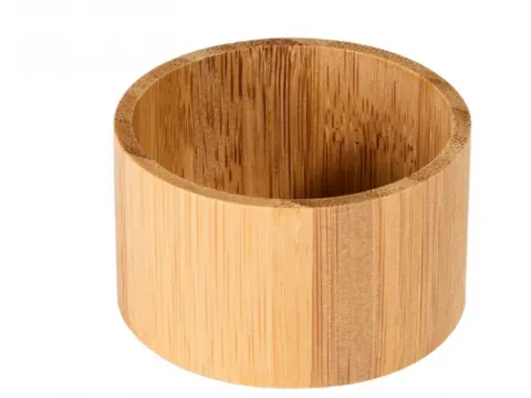 Duni Led lamp mini houder bamboo 33x57mm Nature 8 Stuks