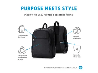 Prelude Pro Gerecycled rugzak Laptoptas voor 15.6 Inch laptops zwart - 5