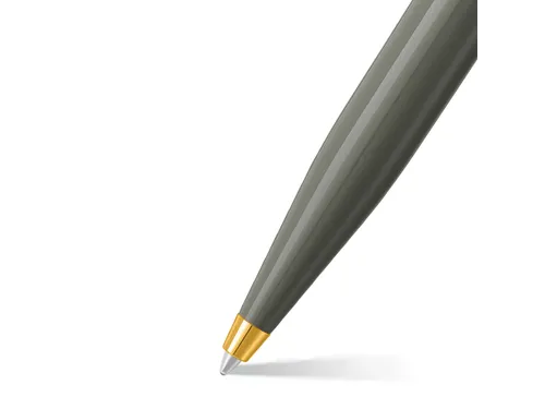 Balpen SHEAFFER VFM 9427 Glossy Light Gray met PVD Gold-Tone Trim