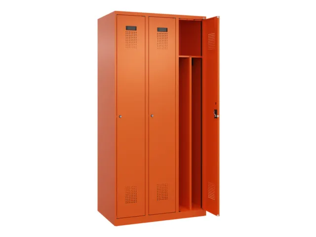 locker voor scheiding van kleding,HxBxD 1850x900x500mm,3vak