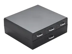 Koffiecapsulehouder BRASQ CD400 4 lades Zwart