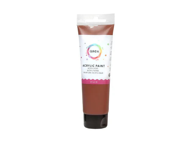 Acrylverf Qrea 120 ml burnt sienna