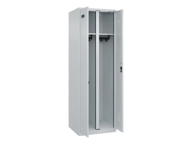 locker voor scheiding van kleding,HxBxD 1850x600x500mm,2vak