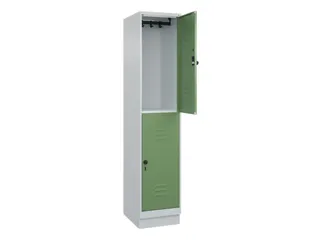 dubbeldekse locker,HxBxD 1950x400x500mm,1x2vak.,vak B 400mm - 2