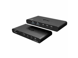 KVM Docking Station HDMI voor 2 hosts, Power Delivery 2x 100W