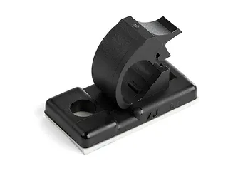 Zelfklevende Kabelmanagement Clips 5.5mm zwart 100 stuks - 1