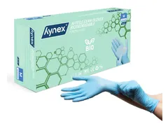Handschoen Hynex nitril Bio M blauw 3.5gr 100 stuks