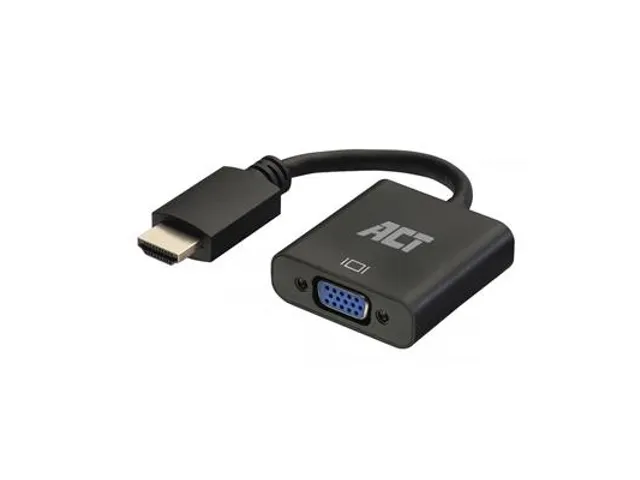 Adapter ACT HDMI naar VGA met audio 0.15 meter