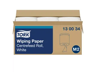 Tork 130034 Poetspapier M2 Premium Centerfeed 1-laags Wit 165m - 3