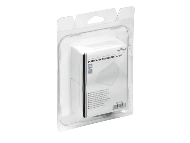 Kunststof kaarten Duracard 0,76mm 100 stuks