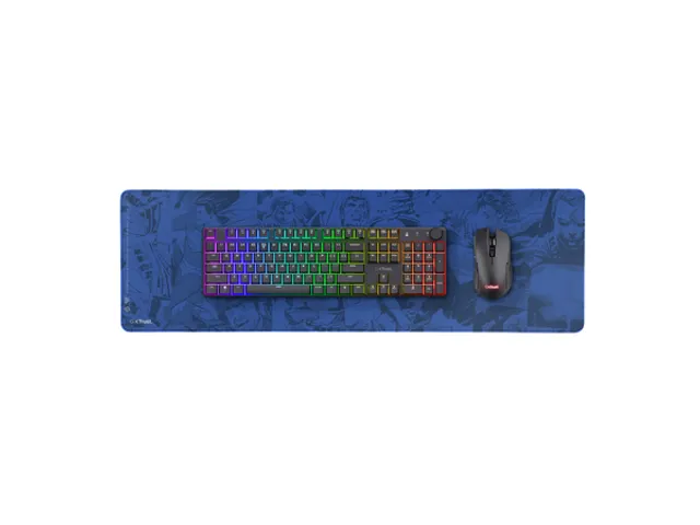 Trust GXT 759SM XXL Gaming muismat 93x30cm Superman Blauw
