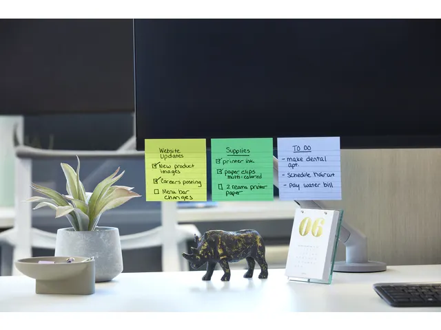 Memoblok Post-it 675-6 Super Sticky 101x101mm Oasis 6 stuks