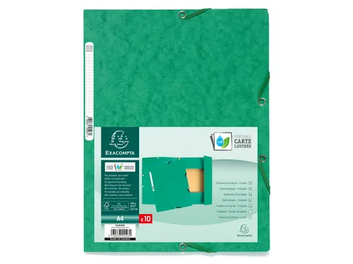 Elastomap Nature Future A4, 400 g/m², groen karton
