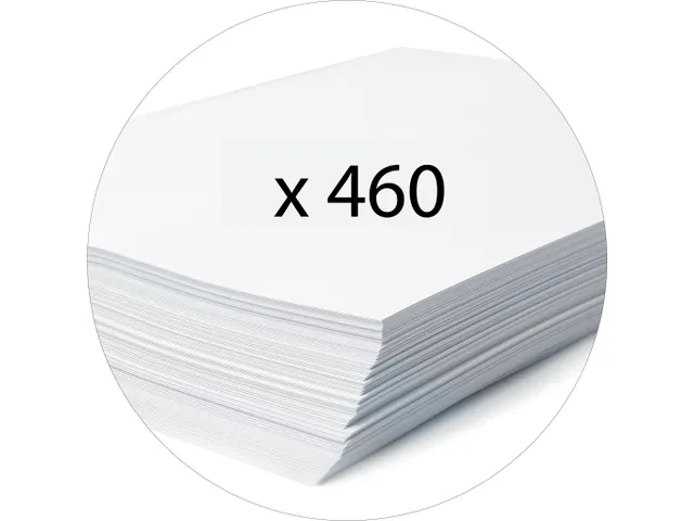 Classeur à levier PVC A4 dos de 50mm. - Vert