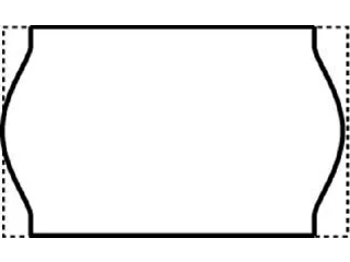 Prijsetiket 16x26mm Open-Data S14/Sato Judo permanent wit 1000 stuks - 2