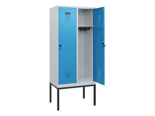 schoollocker,HxBxD 1950x800x500mm,2vak,vak B 400mm,draaigrendel