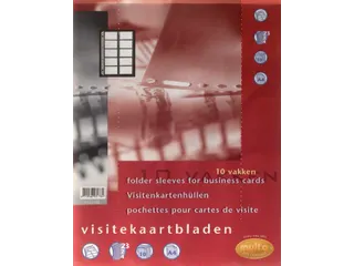 Showtas Multo A4 23-gaats PP voor 10 visitekaartjes - 4