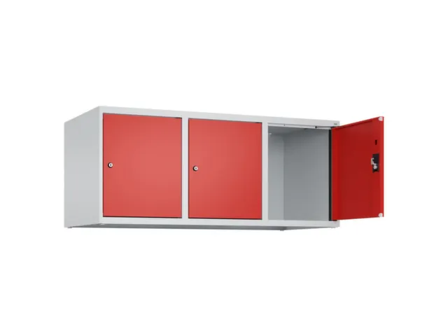 opzetkast,v. locker,3vak.,vak B 400mm,HxBxD 500x1200x500mm