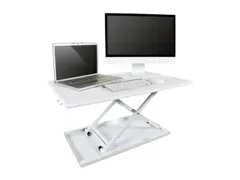 hvst. bureau-opzetelement,HxBxD 70-400x740x450mm,blad wit