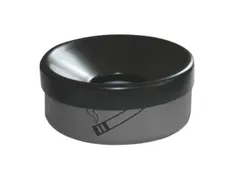 Veiligheids Tafelasbak Staalpl. 0 2l Hxd 40x90mm Poedergecoat Grafiet