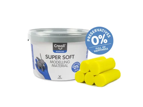 Klei Creall supersoft geel 1750gram