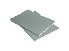 Notitieschrift Linescape Neo A5 2st. l.grijs/lime lijn 68 pag 80gr.