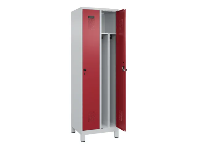locker voor scheiding van kleding,HxBxD 1950x600x500mm,2vak
