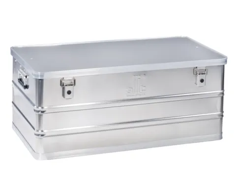 Aluminium transportbox,HxLxB 380x900x490mm,wanden gesloten