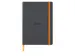 Notitieboek Rhodia A5 lijn 80 vel 90gr titanium